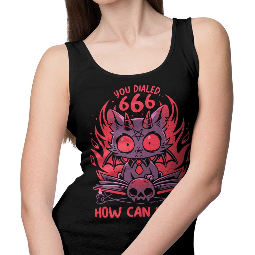 Stylish Snouleaf Satanic Support Cat Tank Top for Fashion Lovers