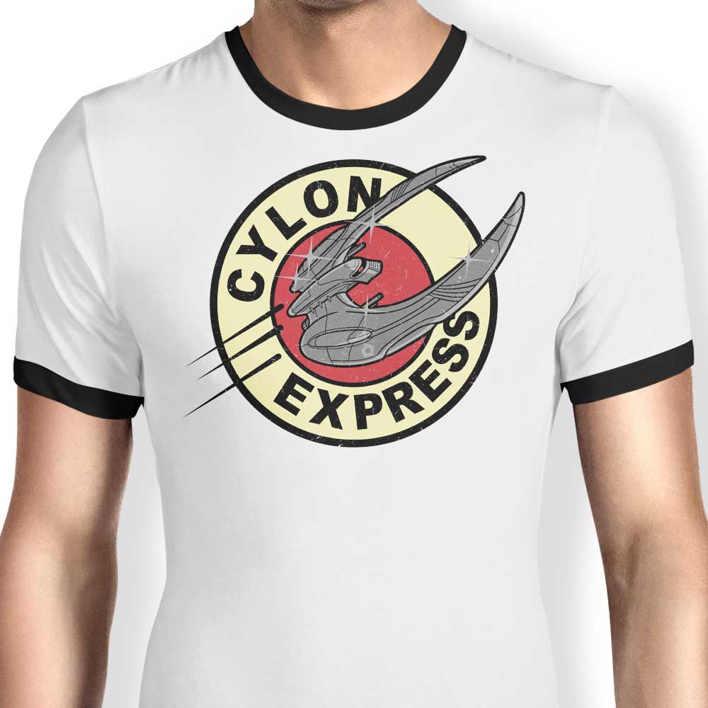 Getsousa's Cylon Express Men's Comfortable Ringer T - Shirt S - 4XL