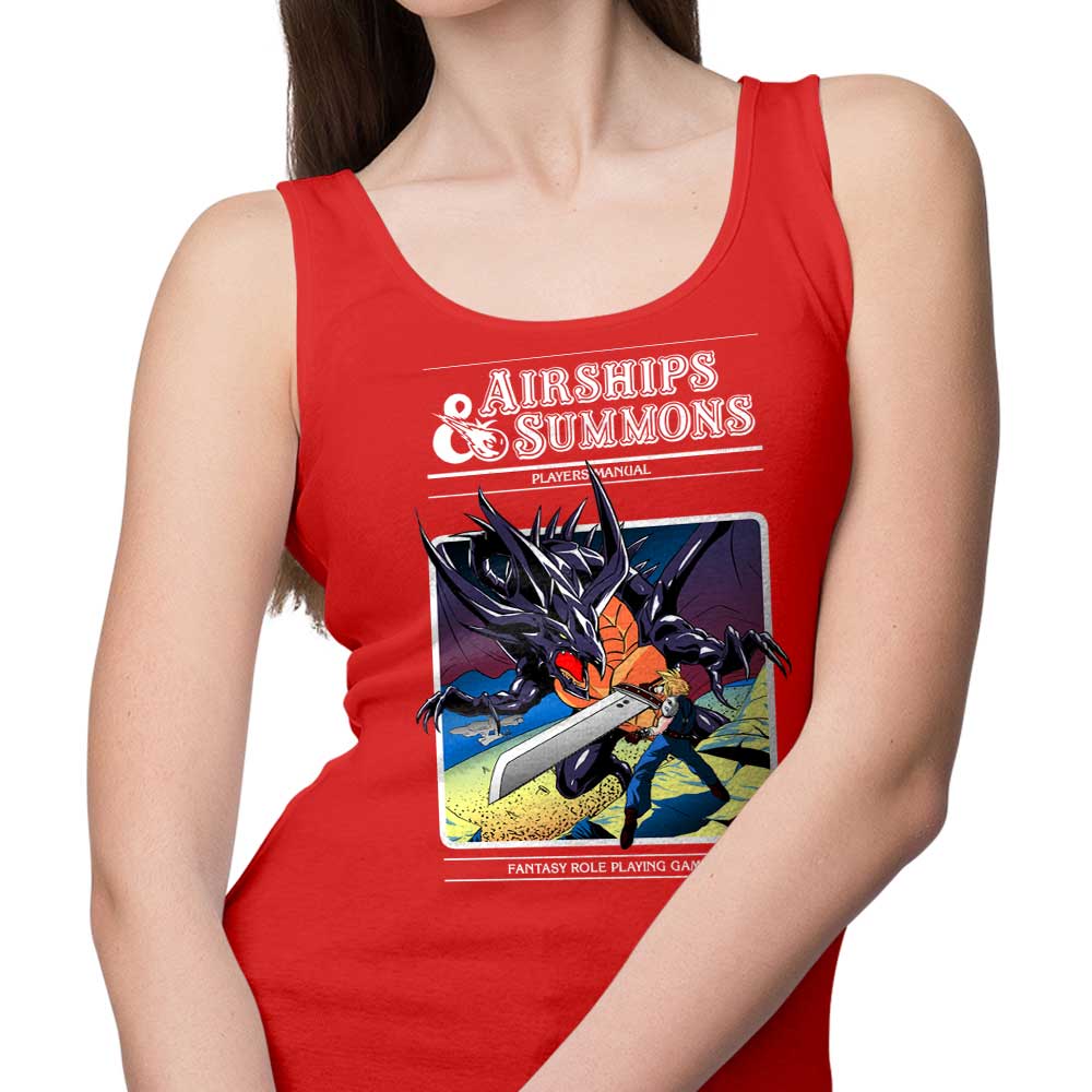 Coinbox Tees Airship and Summons Branded Men's and Women's Comfortable Tank Tops