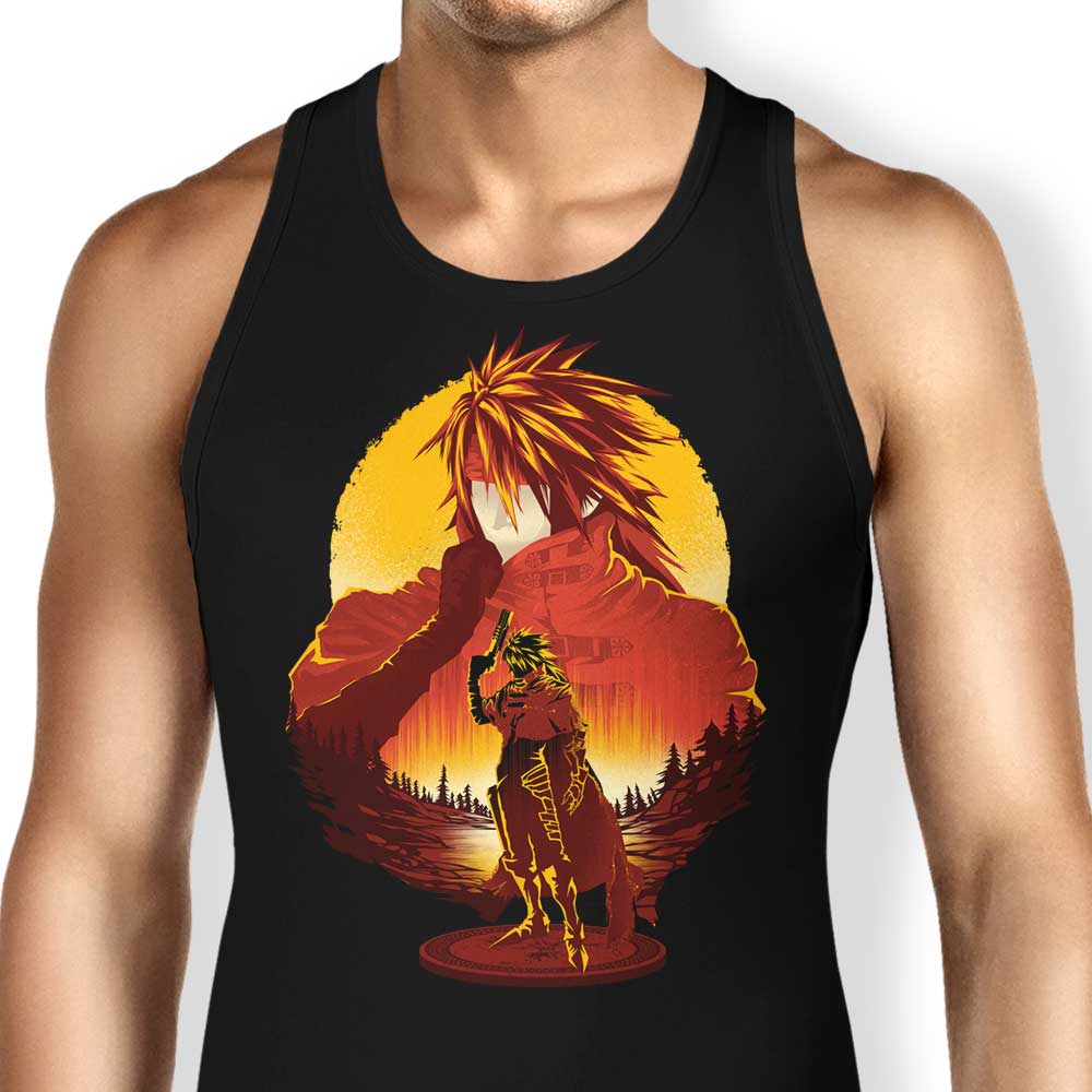 Stunning Crimson Sunset Women's Tank Top