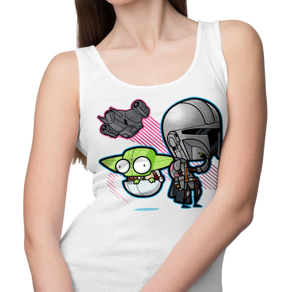 Comfortable Zim Djarin-themed Unisex and Women's Tank Tops