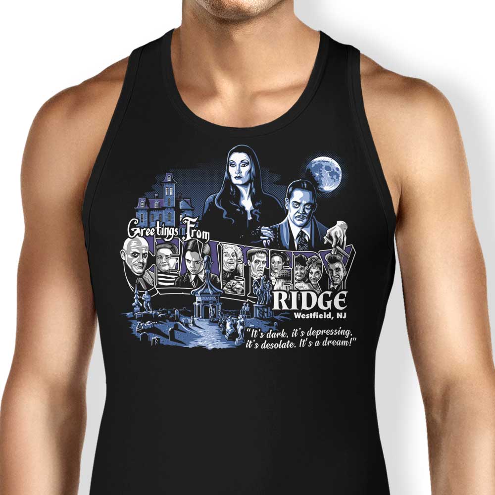 Cemetery Ridge Stylish Men's and Women's Unisex Tank Top