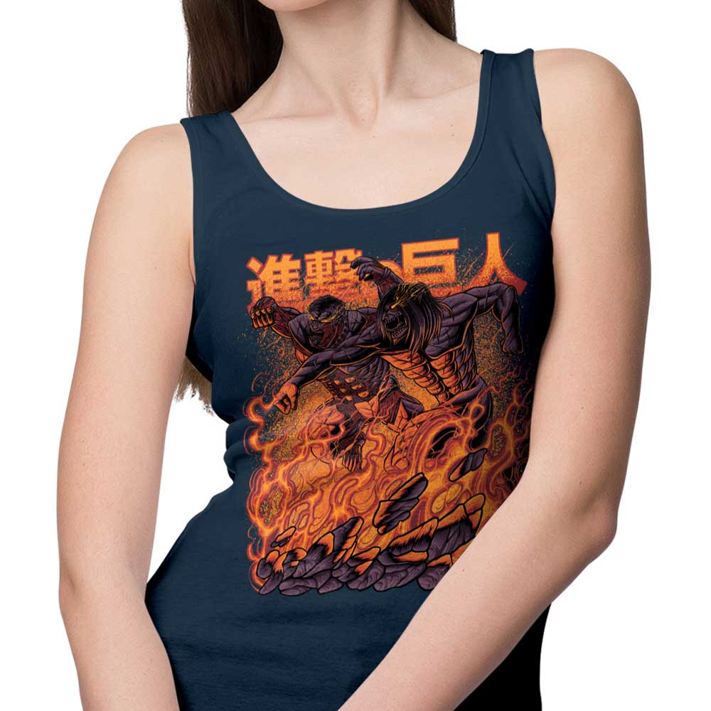 Eren x Reiner - Stylish Men's and Unisex Tank Top for All Occasions