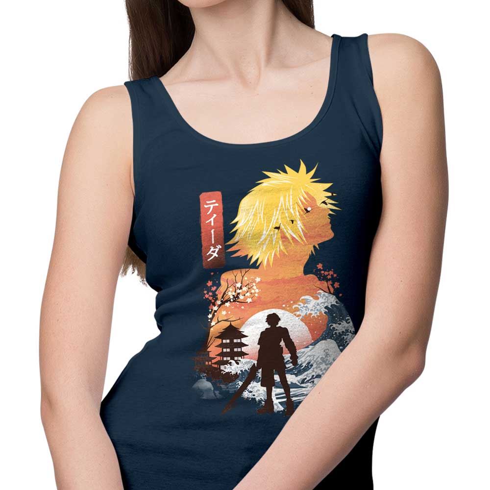 Dandingeroz's Tidus Ukiyo-e Inspired Men's and Women's Unisex Stylish Tank Tops