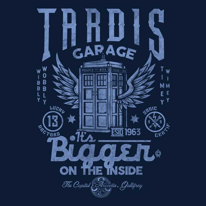 Tardis Garage Branded Tank Top for Fashion - Wearable Art