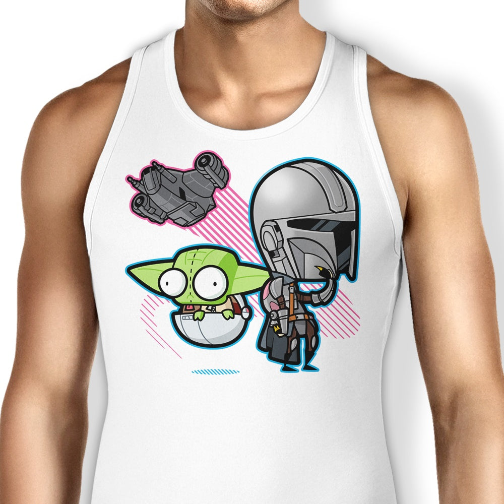 Comfortable Zim Djarin-themed Unisex and Women's Tank Tops