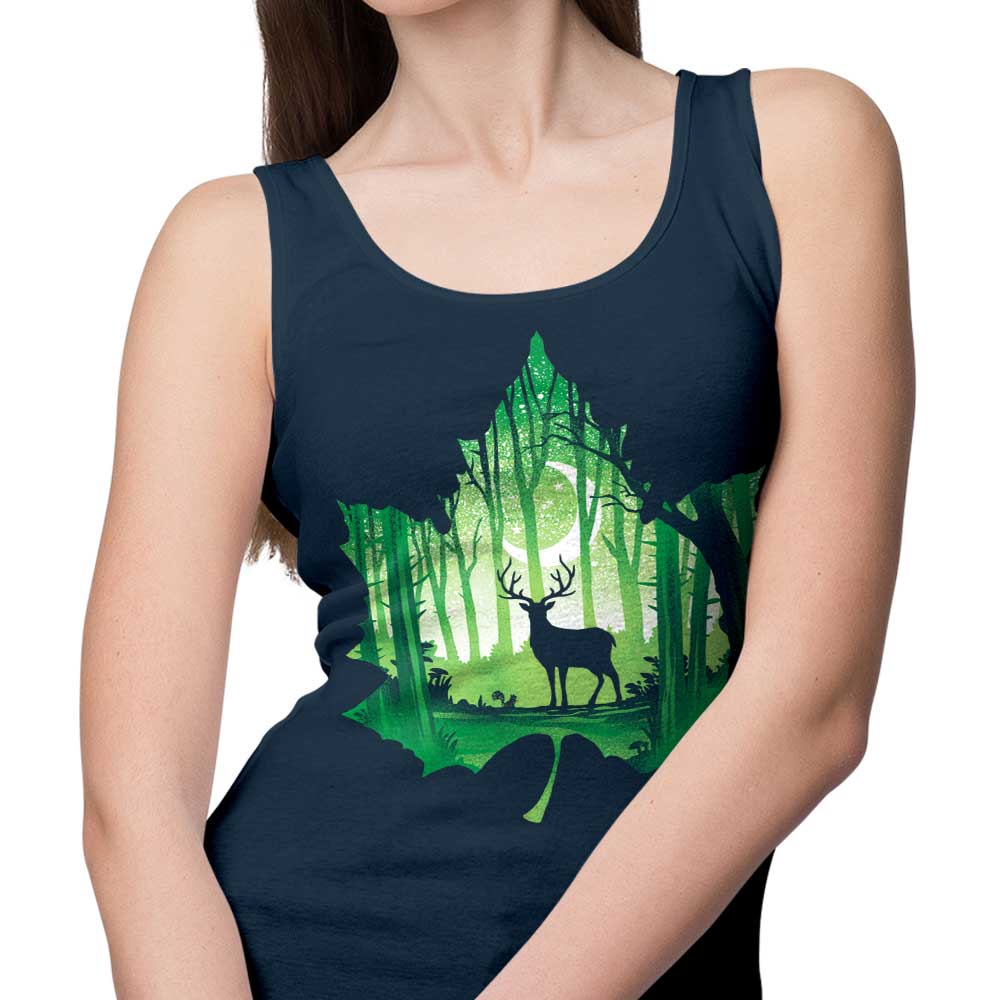 Alemaglia's Soft and Comfortable Forest Deer Tank Tops for Men and Women