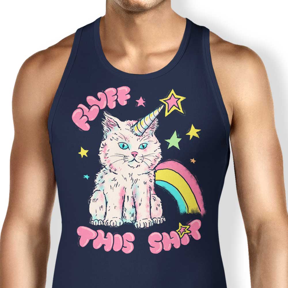 Hillary White's Fluff This Stylish Unisex and Women's Tank Tops
