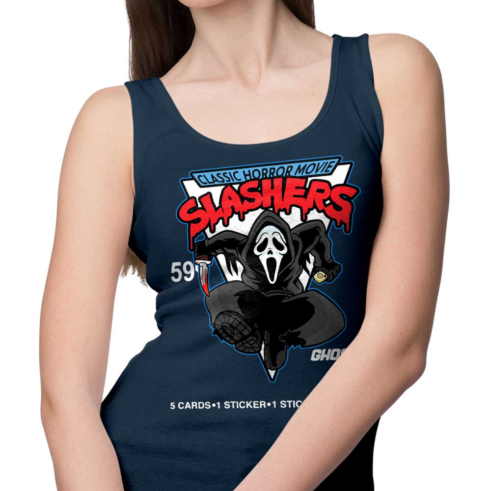 Harebrained's Ghost Classic Slashers Comfortable Unisex and Women's Tank Tops