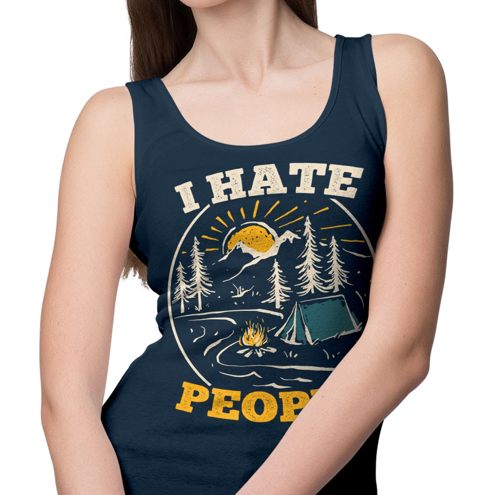 I Hate People Casual Tank Top for Everyday Wear
