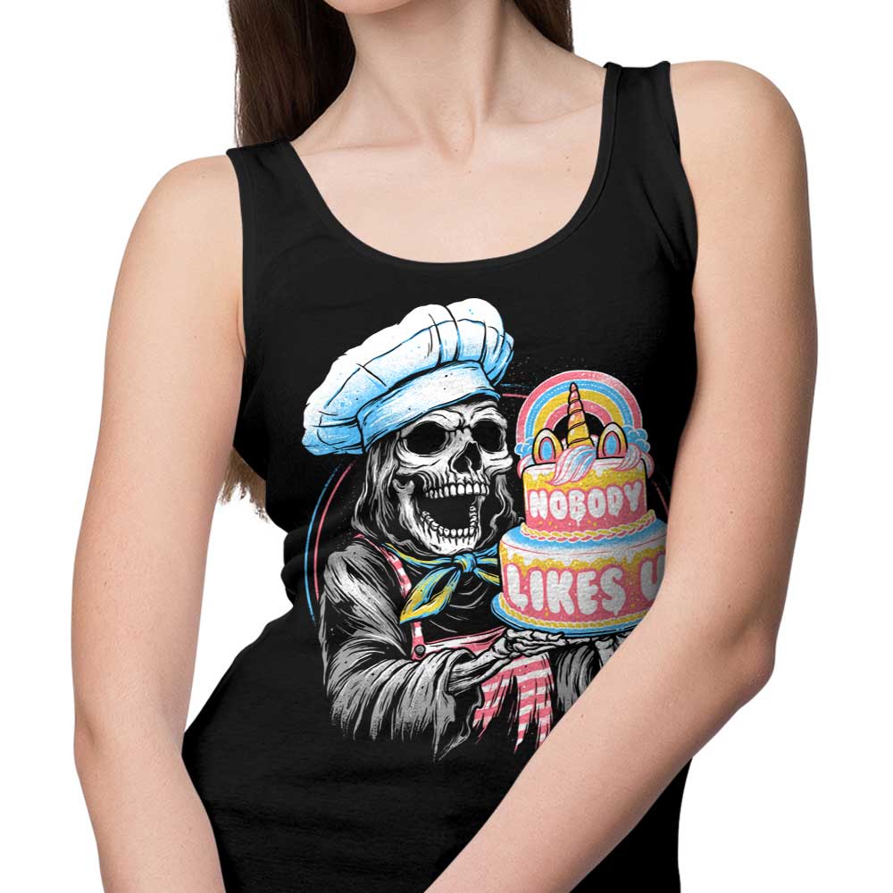 Doom Cake Brand Men's and Women's Comfortable Unisex Tank Top