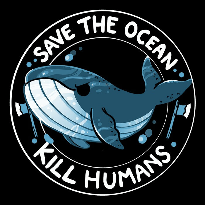 Save the Ocean Campaign Men's and Women's Unisex Comfortable Tank Top