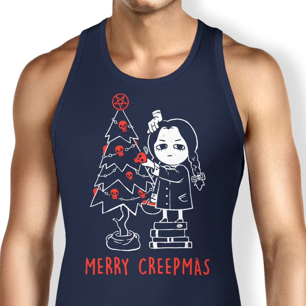 Eerie and Merry Creepmas Themed Tank Top for Fashion Lovers