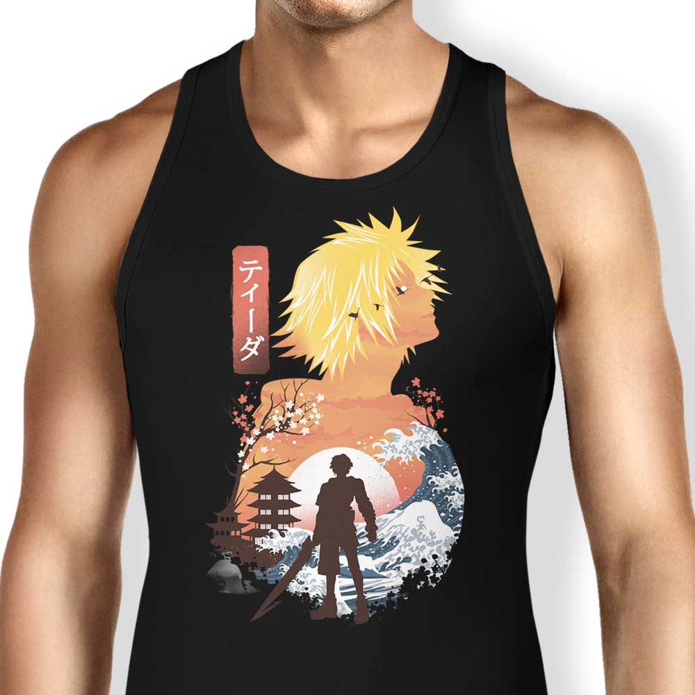 Dandingeroz's Tidus Ukiyo-e Inspired Men's and Women's Unisex Stylish Tank Tops