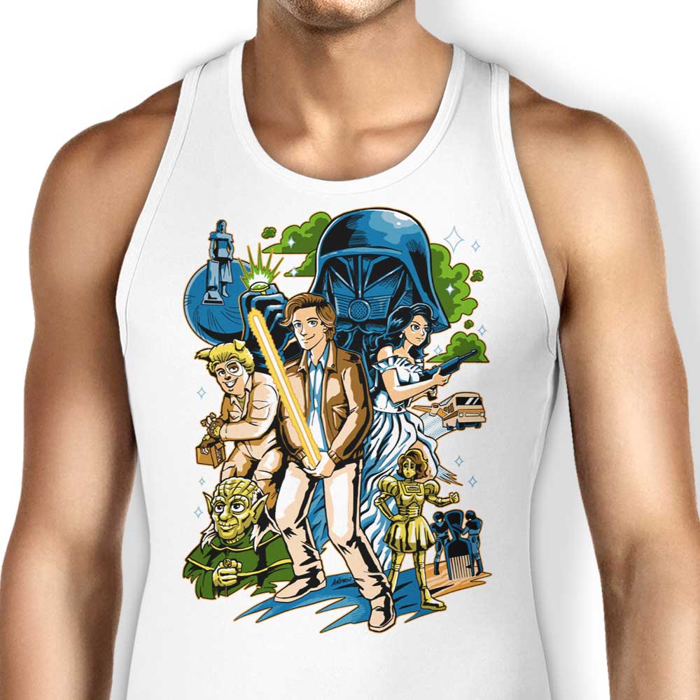 Andriu Illustrations' Crazy Space Design Unisex and Women's Tank Tops