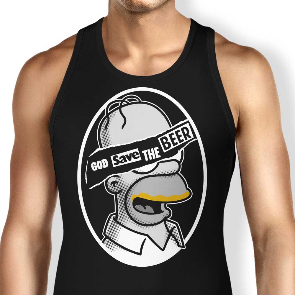 Firebeard's 'God Save the Beer' Stylish Men's and Women's Tank Tops