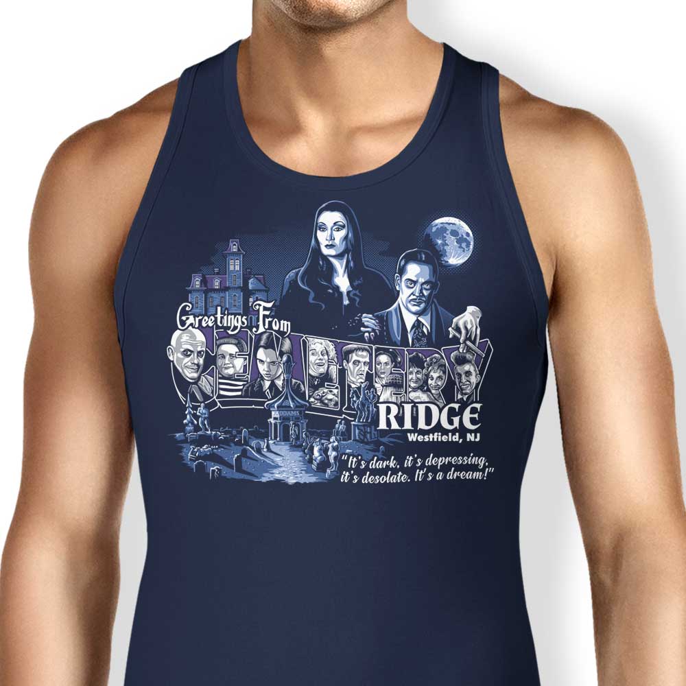 Cemetery Ridge Stylish Men's and Women's Unisex Tank Top