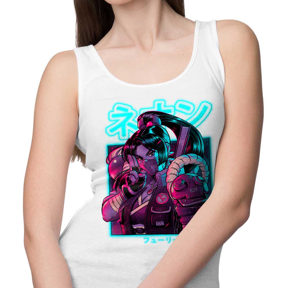Bruno Mota's Neon Fury Comfortable Unisex and Women's Tank Tops