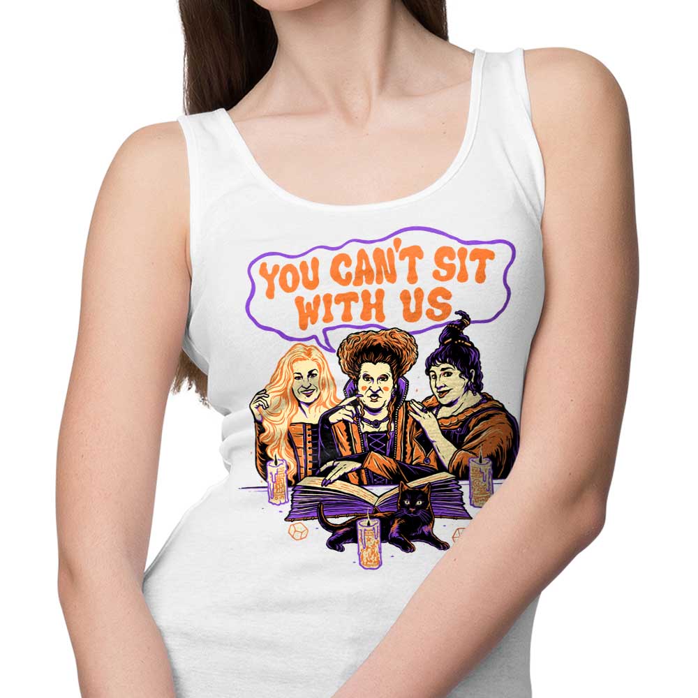 Comfy 'You Can't Sit Witch Us' Unisex and Women's Tank Tops