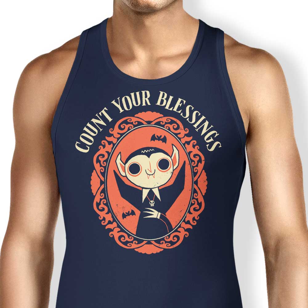 Count Your Blessings Inspirational Men's and Women's Tank Top