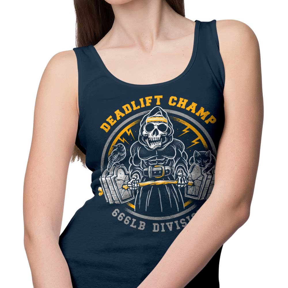 Glitchygorilla Deadlift Champ Comfortable Tank Top for Men and Women
