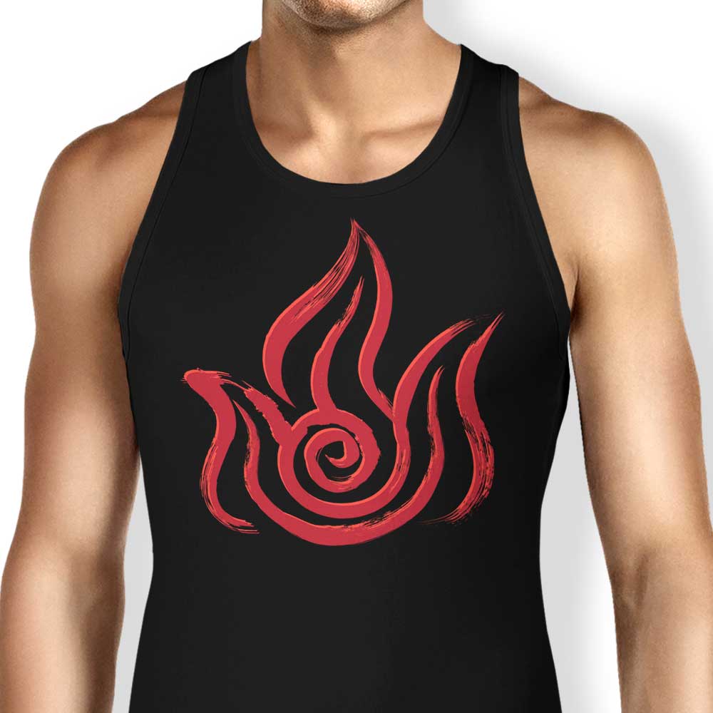 Dr. Monekers' Fire-themed Men's and Unisex Tank Tops for All Sizes