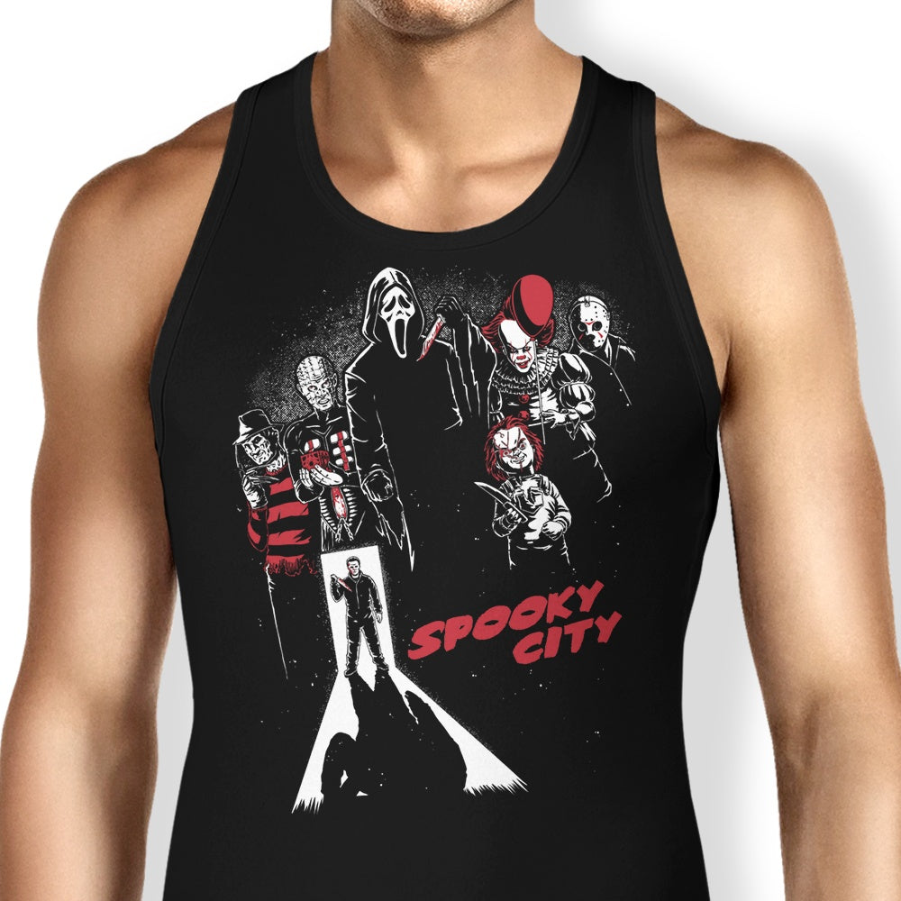 Studio Mootant's Chilling Spooky City Tank Top