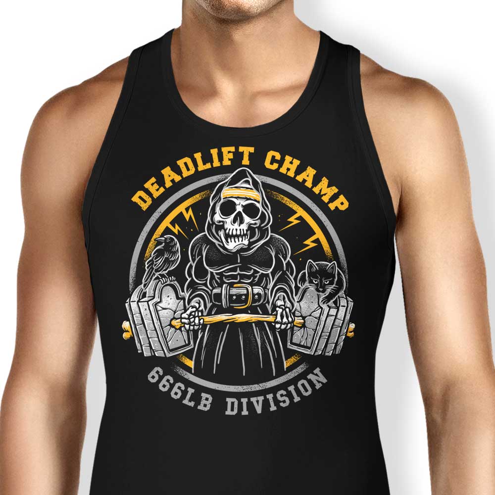 Glitchygorilla Deadlift Champ Comfortable Tank Top for Men and Women