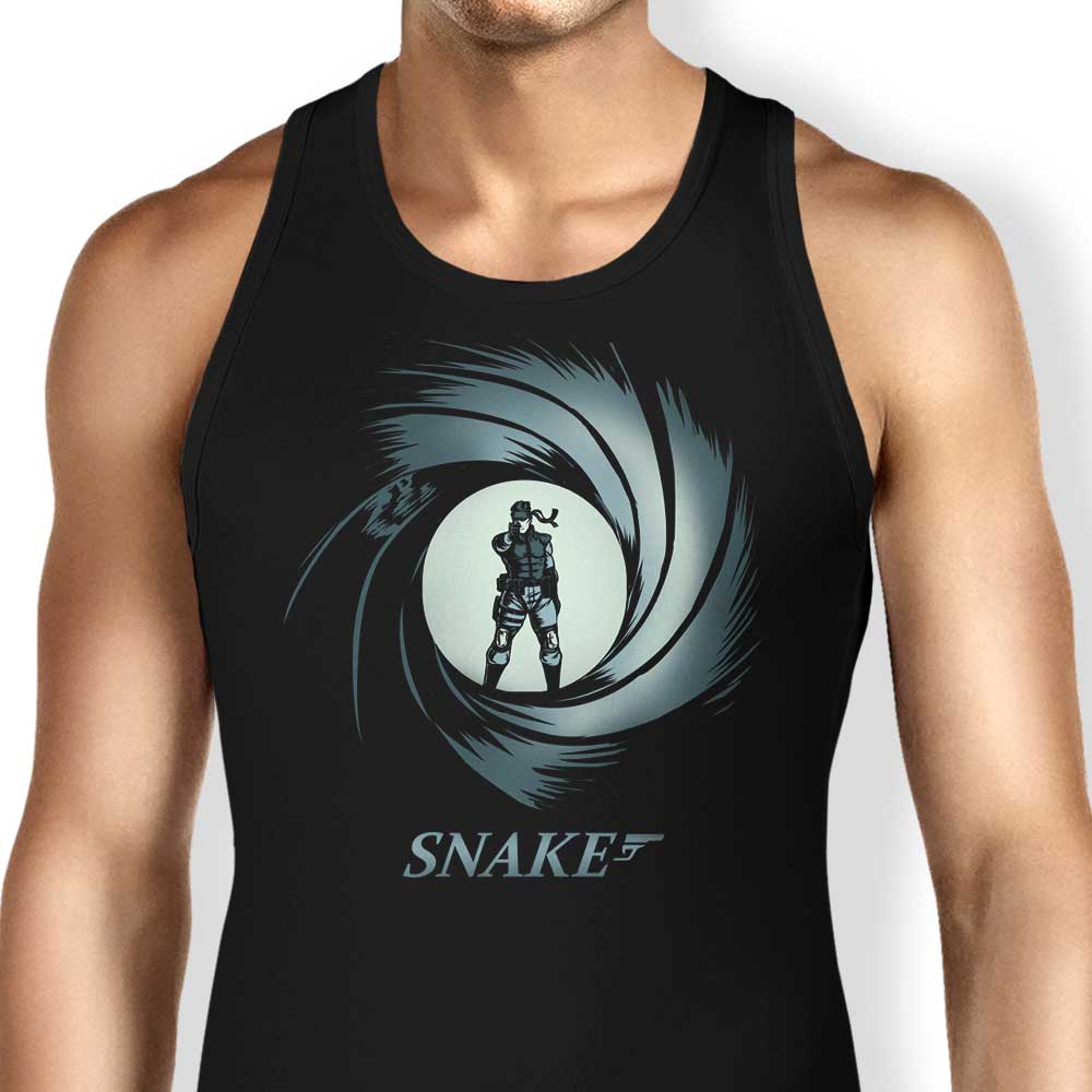 Stylish Double O Snake Print Tank Top by Fishmas