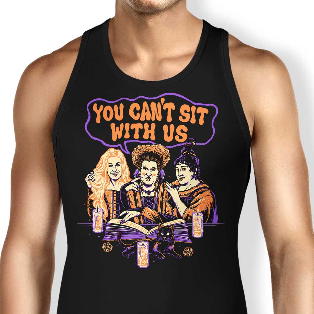 Comfy 'You Can't Sit Witch Us' Unisex and Women's Tank Tops