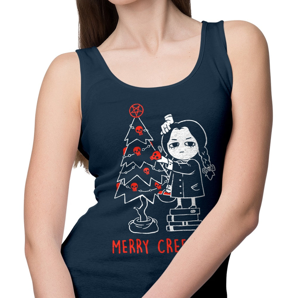 Eerie and Merry Creepmas Themed Tank Top for Fashion Lovers