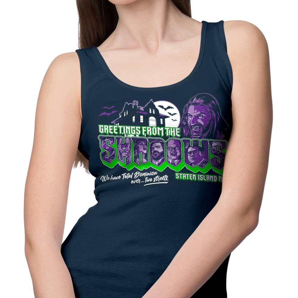 Stylish Greetings from the Shadows Women's Tank Top