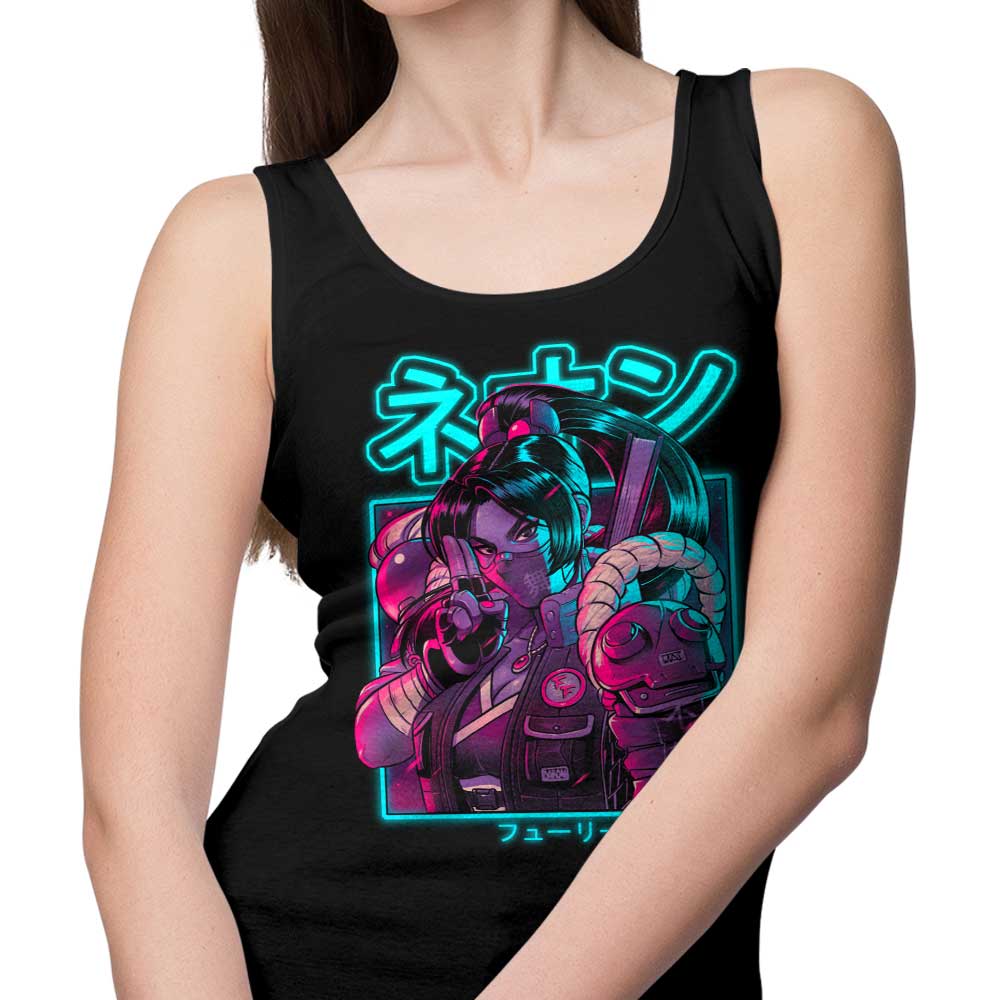 Bruno Mota's Neon Fury Comfortable Unisex and Women's Tank Tops