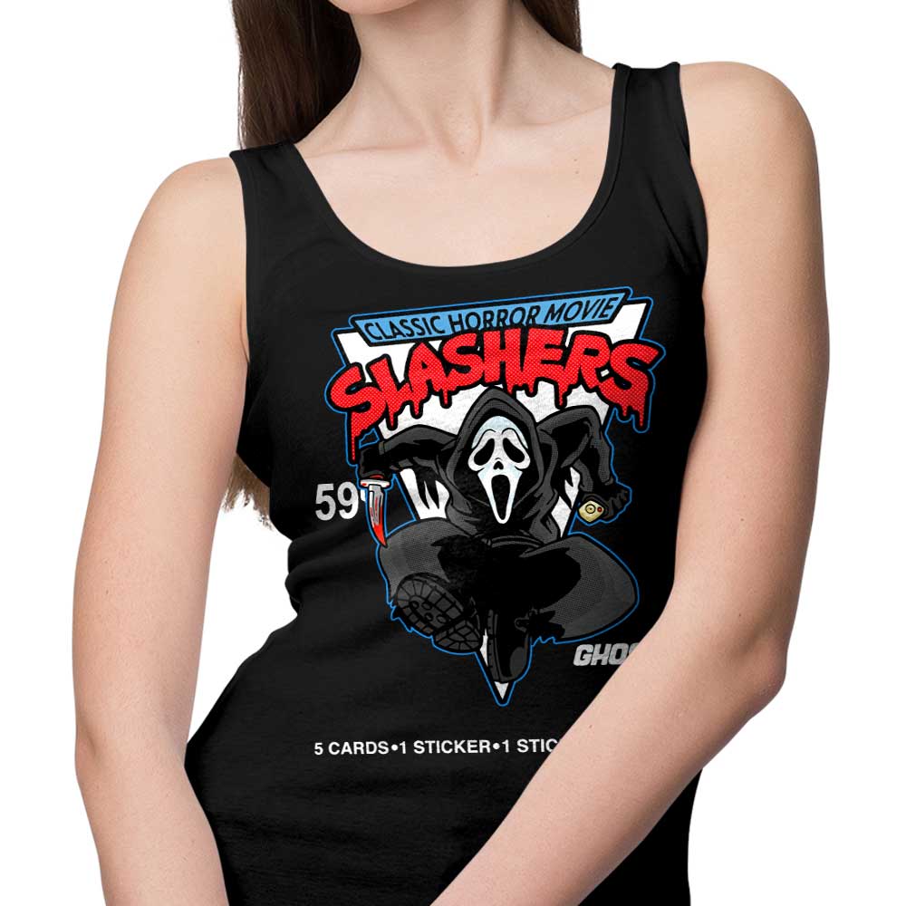 Harebrained's Ghost Classic Slashers Comfortable Unisex and Women's Tank Tops