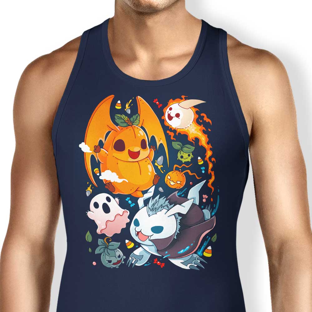 Digital Halloween Comfortable Men's and Women's Tank Tops