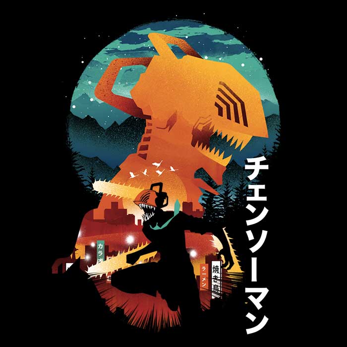 Dandingeroz Chainsaw Silhouette Comfortable Unisex and Women's Tank Tops