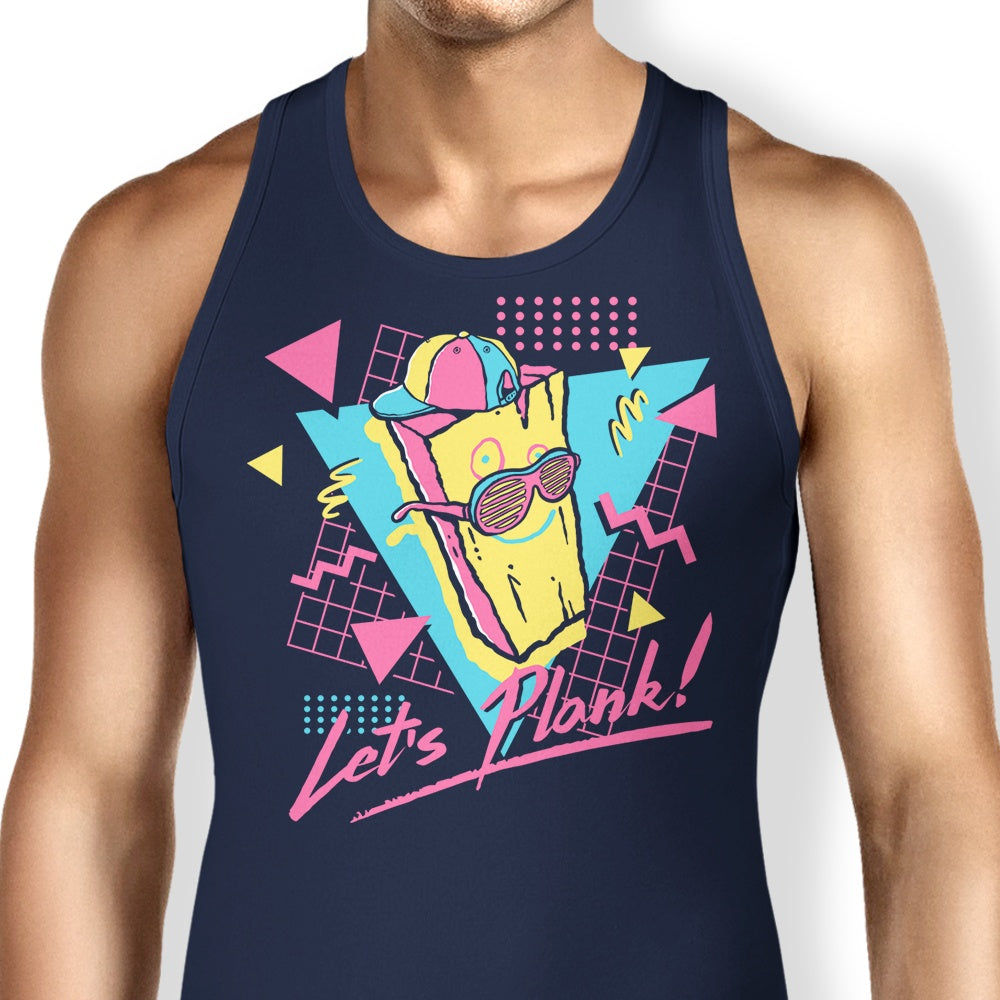 Comfortable Demonigote Let's Plank Unisex and Women's Tank Tops