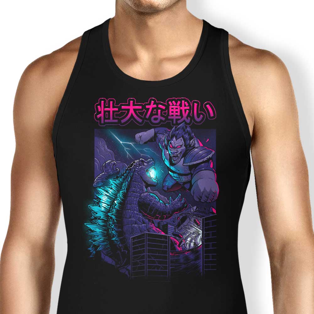 Epic Kaiju Battle Design - Stylish Tank Top