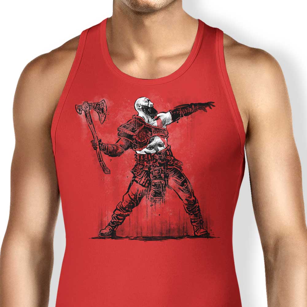 Zascanauta's Comfortable God Throwing Axe Men's/Unisex & Women's Tank Tops