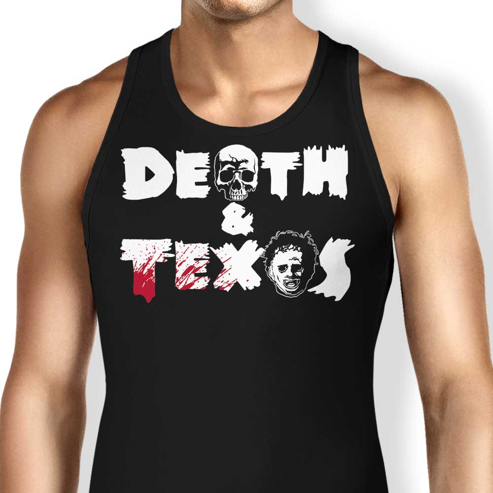Comfortable 'Death and Texas' Unisex and Women's Tank Tops