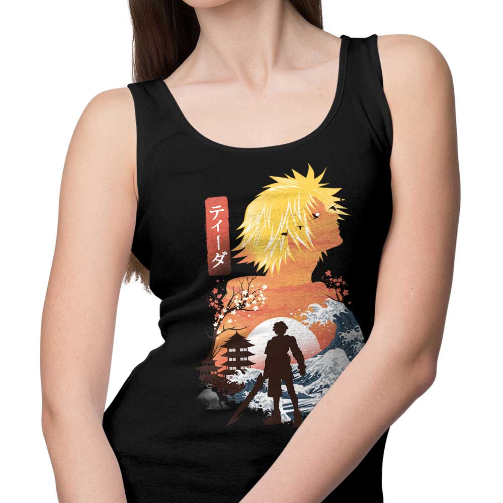 Dandingeroz's Tidus Ukiyo-e Inspired Men's and Women's Unisex Stylish Tank Tops