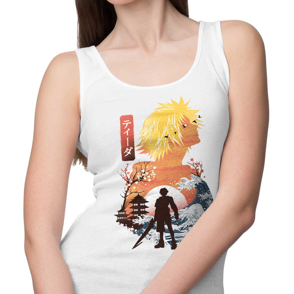 Dandingeroz's Tidus Ukiyo-e Inspired Men's and Women's Unisex Stylish Tank Tops