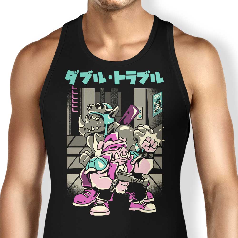 Double Trouble Comfortable Men's and Women's Tank Tops