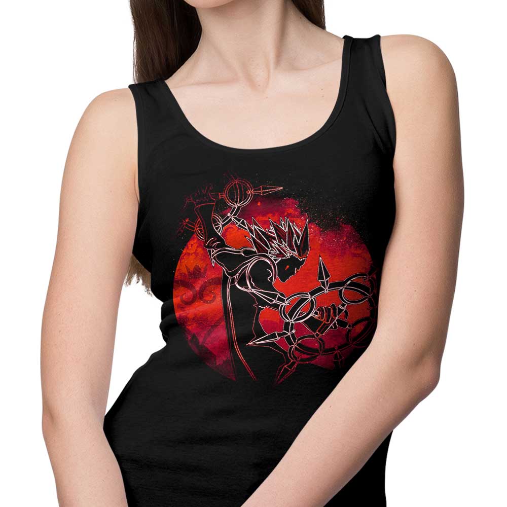 Stylish Donnie Illustrations Dancing Flames Orb Tank Top