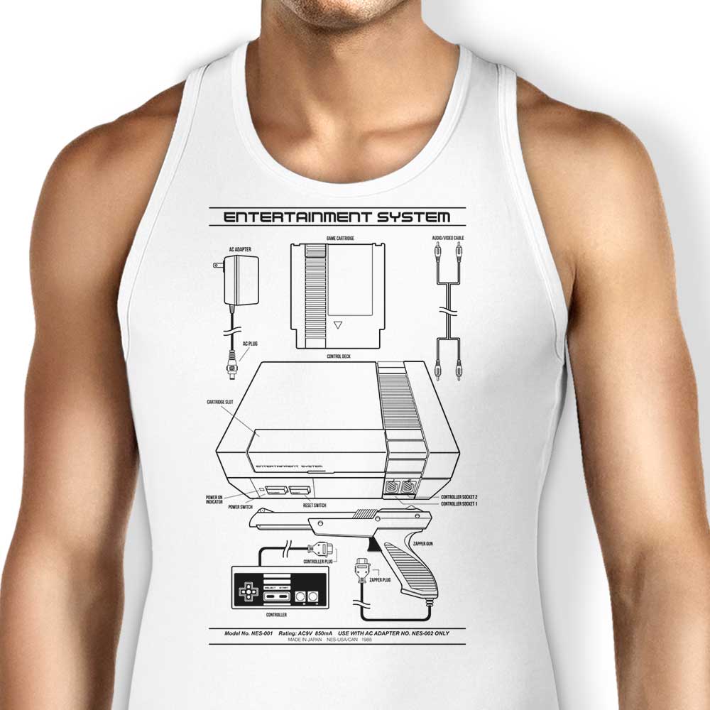 Alternative Adam Works Entertainment System Tank Top
