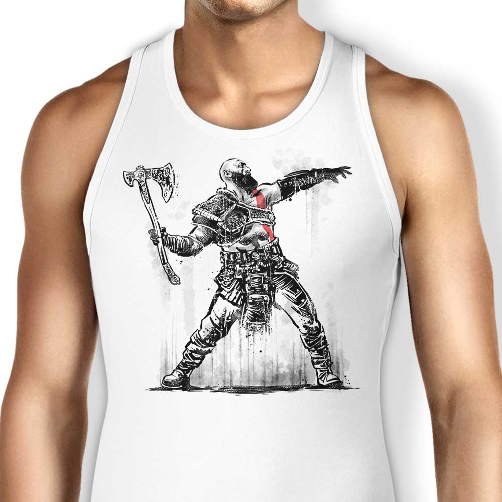 Zascanauta's Comfortable God Throwing Axe Men's/Unisex & Women's Tank Tops