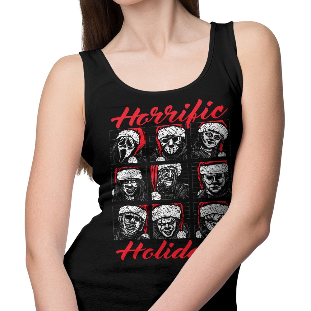 Scary and Stylish 'Horrific Holidays' Tank Top