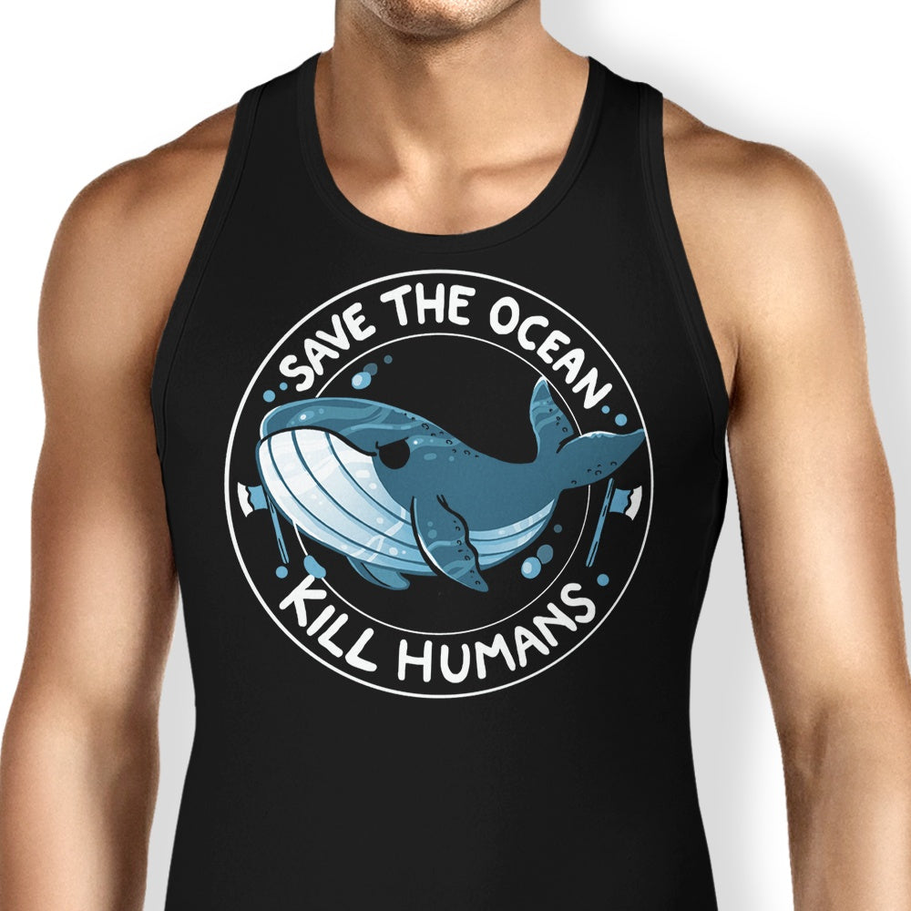 Save the Ocean Campaign Men's and Women's Unisex Comfortable Tank Top