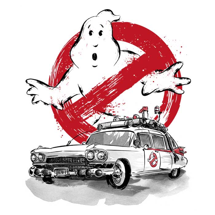 Dr. Monekers' Ecto Sumi-e Stylish Tank Top