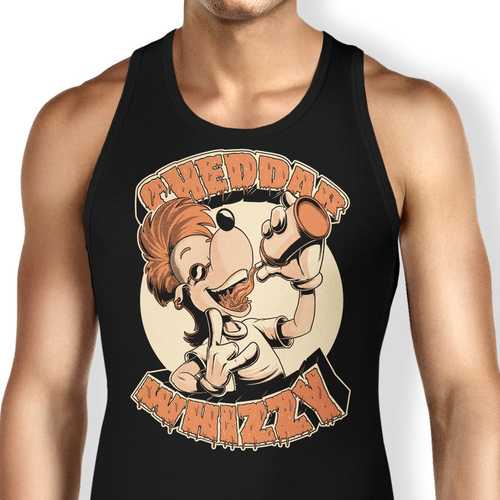 Cheddar Whizzy Men's Tank Top for Casual Wear